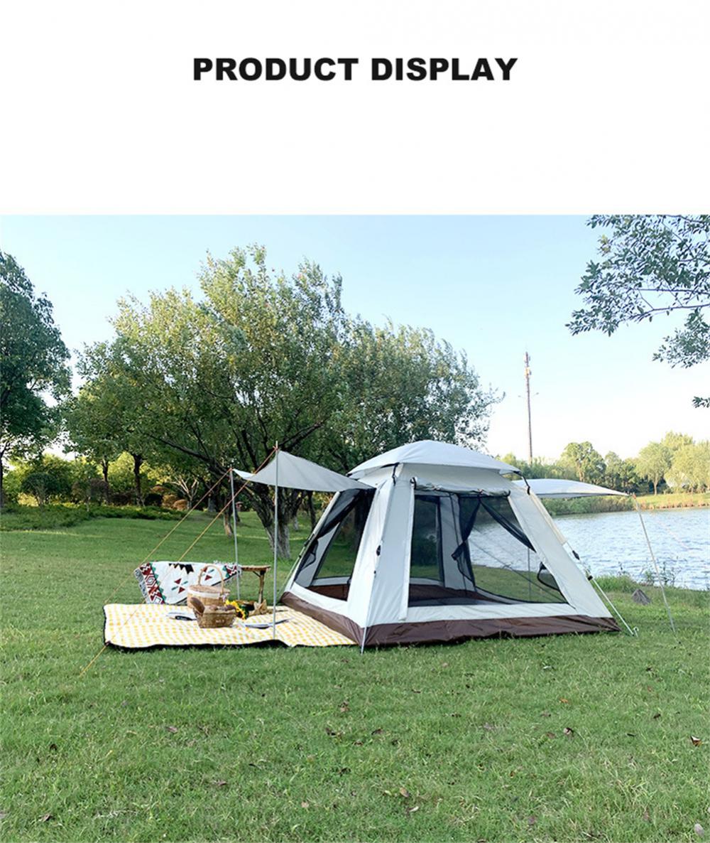 Cheap Goat Tents Automatic Tent Fiberglass Rod Ultralight Outdoor Waterproof Windproof Camping Fishing Tent Cabana Sun Shelter Tourist Awning   